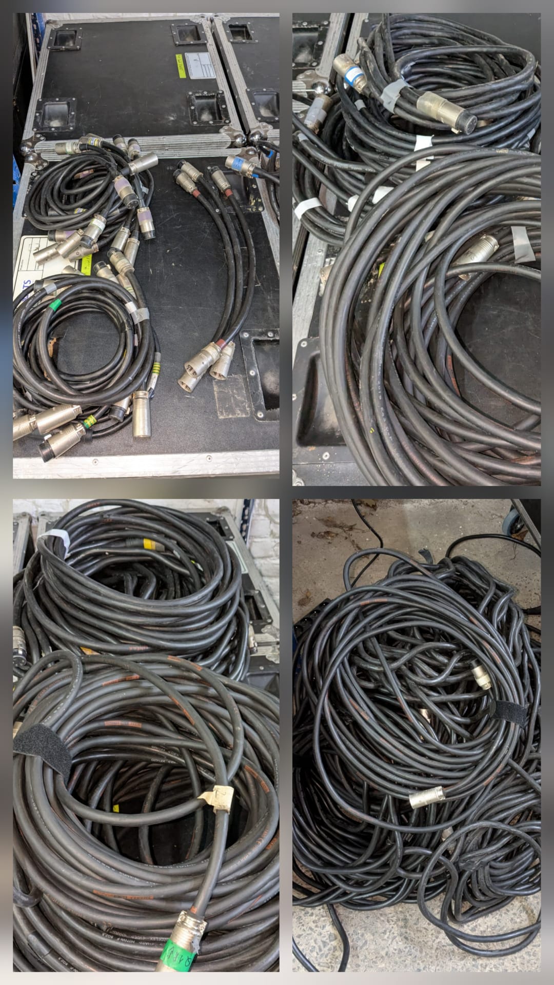 Lot de cables EP5 19 x 1,5 m / 7 x 5 m / 9 x 10 m / 21 x 15–20 m